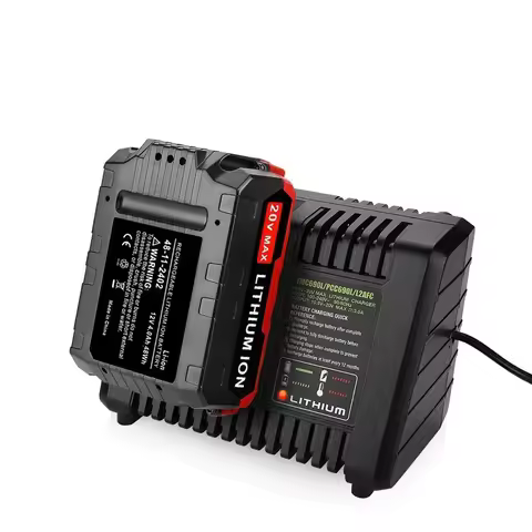 For Black Decker/Porter Cable 20V Li-ion Battery Replacement Charger For Black Decker/Porter Cable 2