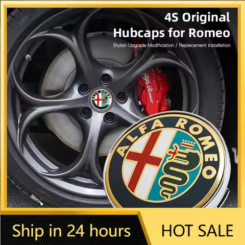 Car Sticker Alfa Romeo 60mm Car Wheel Hub Cover Tires Center Replace Cap Accessories For Alfa Romeo 