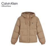 CALVIN KLEIN เสื้อแจ็คเก็ตผู้หญิง ทรง RELAXED รุ่น 44D522G PAI-สีกากี