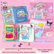 CHILDREN'S TOYS QUIET BOOK DIY MELODY KURO-MI SANRIO - DIY KUROMI CINAMOROL DRAWING BOOK - DIY CHARA