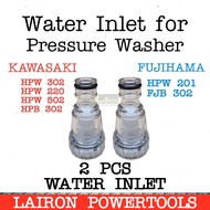 2PCS Pressure Washer - Water Inlet for KAWASAKI, FUJIHAMA, MAXIPRO, SUZUKI, MANTRA, INNOVA AND LUTIAN