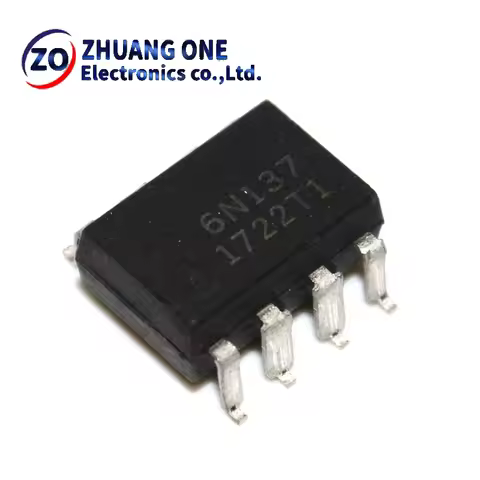 10PCS/LOT 6N137S SOP8 6N137SD EL6N137S SOP 6N137 SOP-8 SMD new and original IC High-speed isolated o