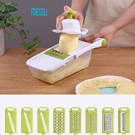Vegetable Chopper 8 In 1 Multi-Function Chopper Potato Grater Kitchen Chopper Household Plate Type O