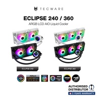 Tecware Eclipse 240 / 360 ARGB LCD CPU Cooler [2 Color Options]