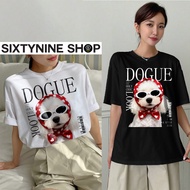 Cotton T-Shirt M-4XL Printed With "DOGUE" Pattern Cotton T Shirt
