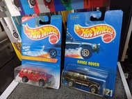 2架 Hot Wheels 火焰系列及Range Rover模型車 hotwheels