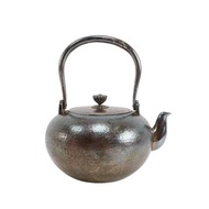 純銀錘紋水壺。其他雜項，茶壺，銀質茶壺，煎茶用具。純銀錘紋水壺。 [二手]