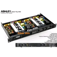 Terbaru POWER AMPLI ASHLEY PLAY4500 POWER 4 CHANNEL ASHLEY PLAY 4500