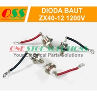 DIODA BAUT ZX40-12 ZX 40-12 40A 1200V MERAH HITAM PANAH ATAS BAWAH