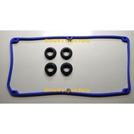 Proton Waja 1.6 Mitsubishi 4G18 - Silicone Valve Rocker Cover Gasket + Plug Seal