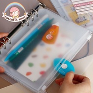 Pvc zip bag, planner notebook accessories B5 A5 A6 A7 binder card cover