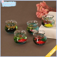 PRETTY MJ 2.52.2cm 1/12 Fish Tank 4 Styles Fish Tank Bowl Aquarium Fish Tank 1/6 1/12 Dollhouse Decoration