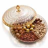 Tray With Holes/Desert Plate With Acrylic Lid