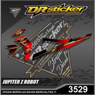 3529 Yamaha Jupiter Z Robot Motorcycle Sticker Striping Cool Racing Design Only Semifull Ready Stock