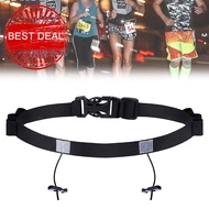 Reflective Race Bib Belt Marathon-running Number Plate Belt Sports Outdoor Running Fitness I9n1