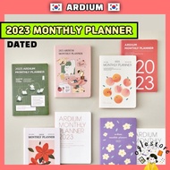 Diary 2023 Monthly Planner Korean Diary 120g Paper PVC Cover BUJO Korea Journal Monthly Diary Journa