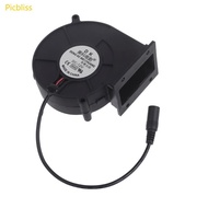 Picbliss Bearing Barbecue Fan DC12V 5 5x2 1mm 5300R min Air Blower Fan 97x97x33mm for Electronic Pro