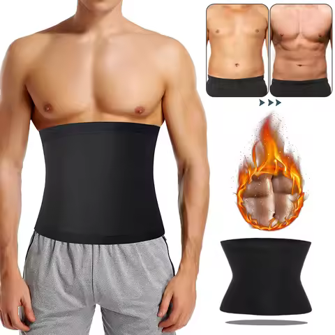 Men's Waist Trainer Body Shaper Belt Slimming Corset Belly Abdomen Belt Fat Burning Weight Loss Shap