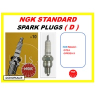 NGK SPARK PLUGS D SERIES / MOTORCYCLE SPARK PLUGS / NGK STANDARD SPARK PLUG D7EA DPR9EA-9