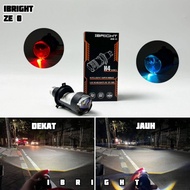 IBRIGHT ZE-O Headlight Lens Led Bluelens H4 Projector H4 LED Projector 4300K With DEVIL Eye Plus Ful