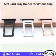 Nano SIM Card Holder Tray Slot for iPhone 8 plus 8p Replacement Part SIM Card Card Holder Adapter So