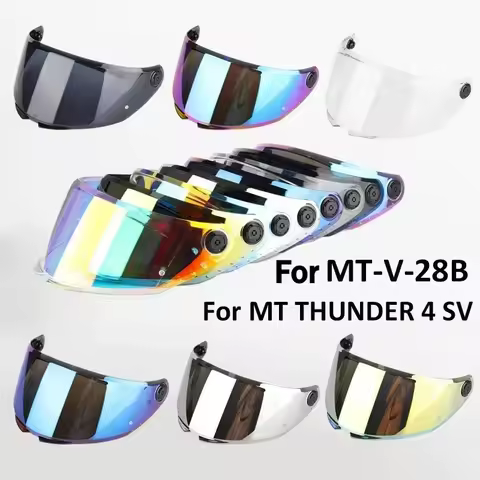 For MT Replacement Face Shield for Model THUNDER 4 SV Helmet for MT-V-28B Helmet Lens Original for M