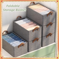 Foldable Storage Basket Steel Frame Clothes Organizer Storage Box Kotak Simpan Baju Barang 收纳盒 Tempa
