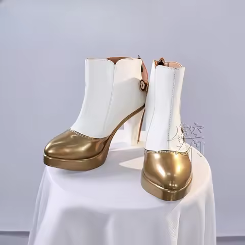 Ineffa Cosplay Shoes Genshin Impact High Heel Boots Anime Character Halloween Carnival Party Props