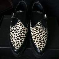 Underground Creeper 厚底鞋 豹紋 Size 6 37-38可穿