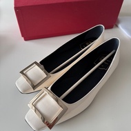 全新38.5 RV flat roger vivier