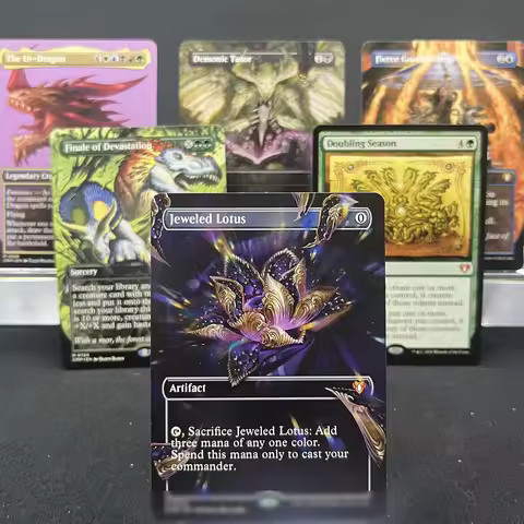 CMM-01 TCG Cards Proxy Jeweled Lotus Doubling Season Magical Fierce Guardianship The Great Henge Def