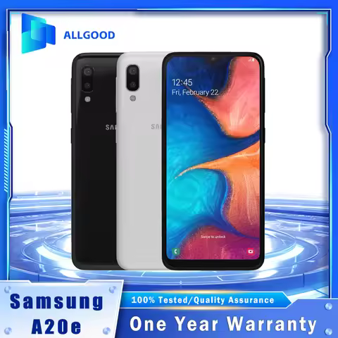 Original Samsung Galaxy A20e A202F 4G LTE 5.8" Compact Display 3GB 32GB Dual SIM Dual Camera Android