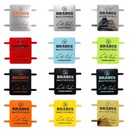 【BRABUS】3D Metal Car name plate Modification BRABUS logo sticker Car Seat Car Floor Mat Emblem Badge