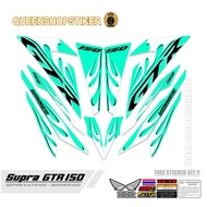 SUPRA STRIPING GTR 150 MOTIF 67 SUPRA VARIATION STRIPING/ GTR VARIATION MOTORCYCLE STICKER/ SUPRA ST