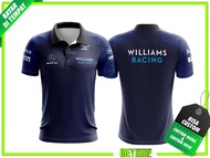BAJU JERSEY Polo F1 Team Williams Racing FULLPRINT