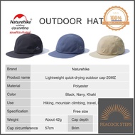 Naturehike Thailand หมวกน้ำหนักเบามาก พับเก็บได้ Lightweight Quick-Drying Outdoor Cap ของใหม่ Peacoc