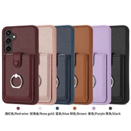 Shockproof Couple Elegant Aesthetic Casing Samsung A13 A14 A15 Leather Classic for Samsung Galaxy A3