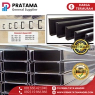 besi kanal CNP 100x50x20mm 6 meter 2,3mm / surabaya