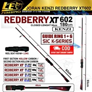 Kenzi REDBERRY XT 602 SPINNING Fishing Rod Length 180CM Available 6-14LB 7-15LB 8-17LB 10-20LB Inclu