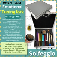 Recommended by Store Manager Solfeggio Emotional Tuning Fork+432hz Tuning fork set Colorful tuning f