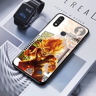 Glass Case For Huawei Y5 Y6 Y7 Y9 Prime Pro 2018 2019 Dragon Ball Super Saiyan Hard Phone Cover