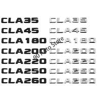 HYS Retrofit CLA35 CLA45 CLA180 CLA200 CLA220 CLA250 CLA260 Metal Tail Sticker for Mercedes Benz Cars 3D Alphanumeric Trunk Logo Badge Decal Accessories