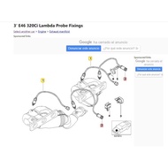 for BMW E46 320ci oxygen sensor e46 Lambda Monitor sensor 320ci Regulating lambda probe 11781742050 