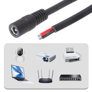 R* DC5 5x2 5mm Female Power Supply Cable 16AWG for CCTV Camera DVR LED Strips