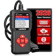 LAUNCH Creader 300 OBD2 Scanner, Pembaca Kod Kerosakan Enjin, Menyokong Pembacaan Aliran Data, Pemin