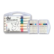 ปากกาพู่กันอะคริลิค ORI (โอริ) Acrylic Brush (ราคาต่อ 1 กล่อง)