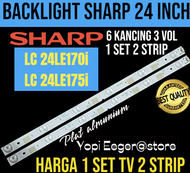 BACKLIGHT TV LCD LED SHARP 24 INCH LC 24LE170i LC 24 LE175i BACKLIGHT TV 24 INCH