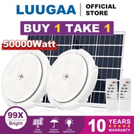 LUUGAA Solar ceiling light indoor 50000W  Lampu solar panel solar light led modern Garden Light