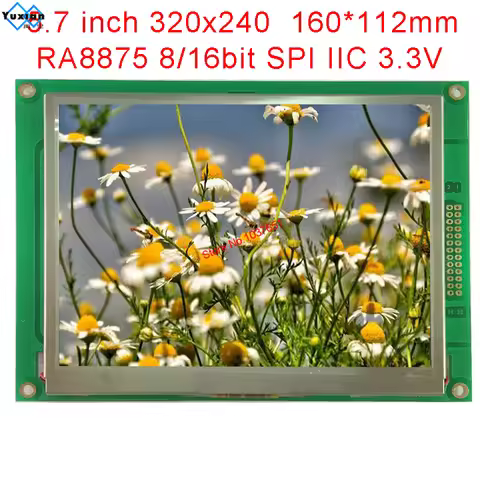 5.7" 320x240 TFT Lcd Module Display RA8875 MCU IIC I2C SPI 54pin LT057D
