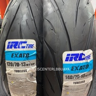 PACKAGE OF 2 IRC TIRES 120/70-13 140/70-13 EXATO NMAX NEW NMAX OLD NMAX TURBO FREE TUBELESS VALVE NM